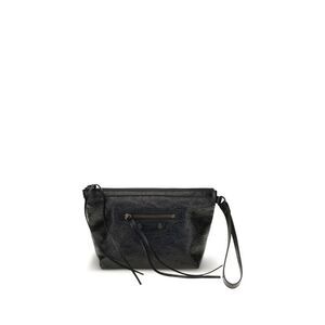 Balenciaga Black Calf Leather Bos Taurus Clutch Women's Bag
